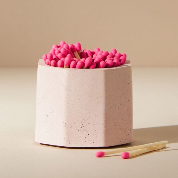 Anthropologie Other - Anthropologie Tenn Prarie Pink Striker Match Holder